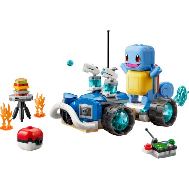 LEGO 72156 Pokémon SMART Play: Przygoda Trenera ze Squirtle i pojazdem terenowym