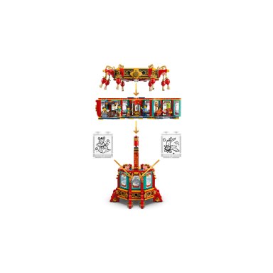 LEGO 80116 Chinese Traditional Festivals Tradycyjna chińska lampa – zdjęcie