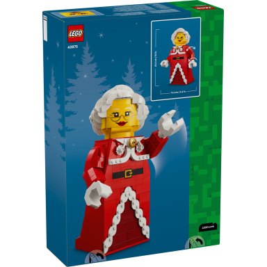 LEGO 40875 Christmas Powiększona minifigurka Pani Mikołajowej – zdjęcie