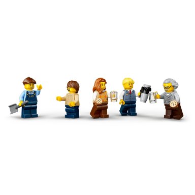 LEGO 60511 Trains Retro pociąg z lokomotywą parową – zdjęcie