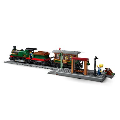 LEGO 60511 Trains Retro pociąg z lokomotywą parową – zdjęcie