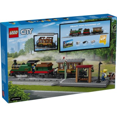 LEGO 60511 Trains Retro pociąg z lokomotywą parową – zdjęcie
