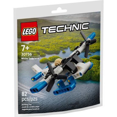 LEGO 30736 Technic Biały wodnosamolot – zdjęcie