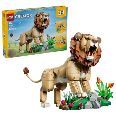 LEGO 31386 Creator 3-in-1 Dzikie zwierzęta: Dumny lew – zdjęcie