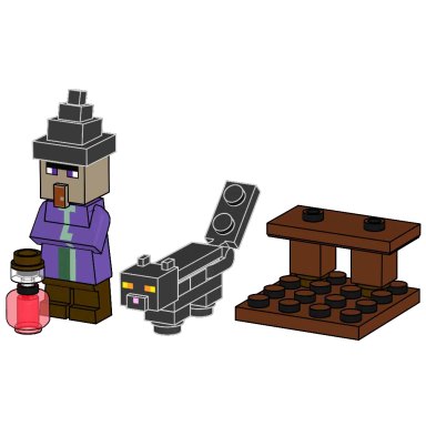 LEGO 662408 Minecraft Witch and Black Cat