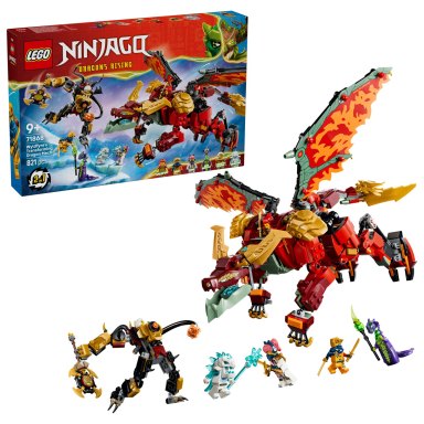 LEGO 71868 Ninjago Transformujący smoczy mech Wyldfyre – zdjęcie