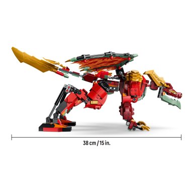 LEGO 71868 Ninjago Transformujący smoczy mech Wyldfyre – zdjęcie