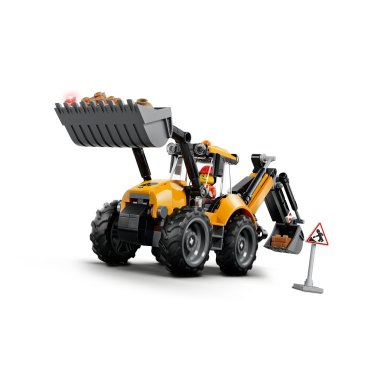 LEGO 60480 Construction Żółta koparko-ładowarka – zdjęcie