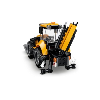 LEGO 60480 Construction Żółta koparko-ładowarka – zdjęcie