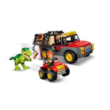LEGO 77978 Jurassic World Ciężarówka do transportu młodego tyranozaura – zdjęcie