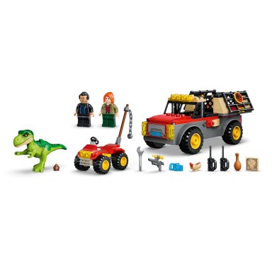 LEGO 77978 Jurassic World Ciężarówka do transportu młodego tyranozaura – zdjęcie