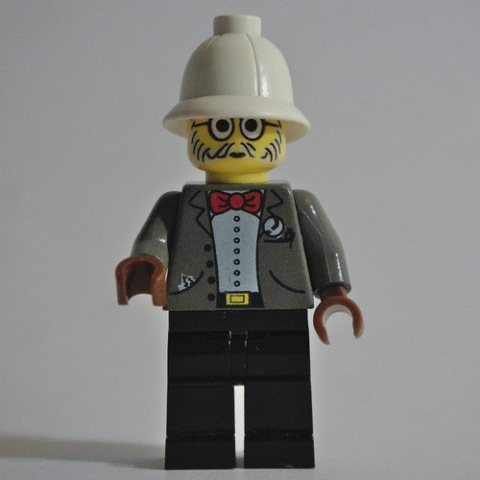 Minifigurka LEGO Dr. Kilroy in Dark Gray Suit