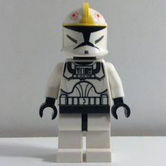 Minifigurka LEGO Clone Pilot, Phase I Armor, Plain Black Head