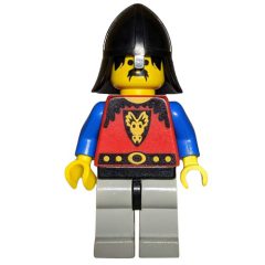 Minifigurka LEGO Knight (Dragon Knights) - Light Gray Legs, Black Hips