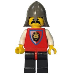 Minifigurka LEGO Knight (Royal Knights) - Black Legs, Dark Gray Neck-Protector