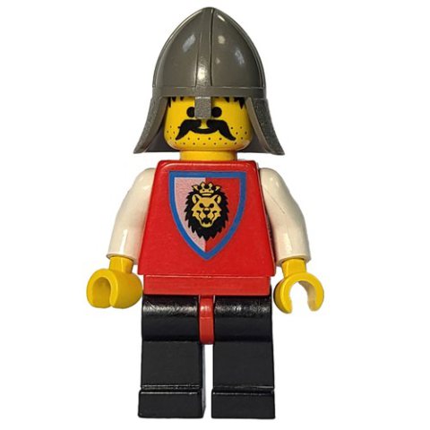 Minifigurka LEGO Knight (Royal Knights) - Black Legs, Dark Gray Neck-Protector