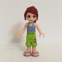 Minifigurka LEGO Mia - Medium Blue Top, Lime Shorts