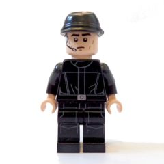 Minifigurka LEGO Imperial Crew / Pilot, Black Uniform, Cavalry Cap, Light Nougat Hands
