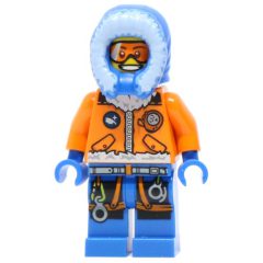 Minifigurka LEGO Arctic Explorer, Hood, Printed Orange Goggles