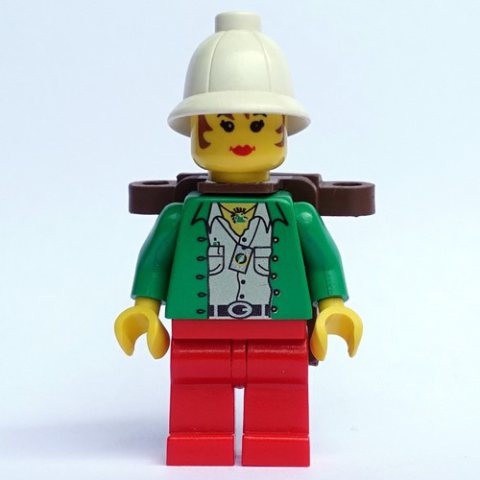 Minifigurka LEGO Miss Gail Storm with Backpack