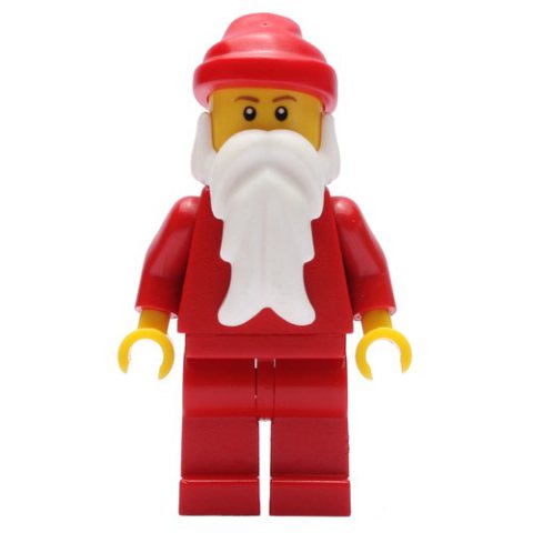 Minifigurka LEGO Santa, Plain Red