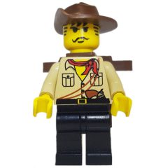Minifigurka LEGO Johnny Thunder with Backpack (Desert)