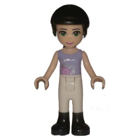 Minifigurka LEGO Emma - Lavender Top, White Trousers