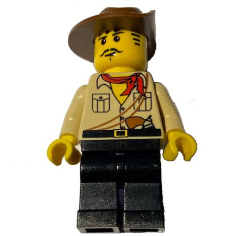 Minifigurka LEGO Johnny Thunder (Desert) with Chin Scar