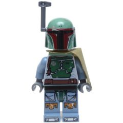 Minifigurka LEGO Boba Fett, Helmet, Jetpack Neckwear, Olive Green Pauldron, Dark Green Hips