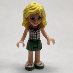 Minifigurka LEGO Naya - White Plaid Top, Sand Green Skirt