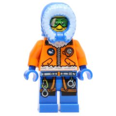 Minifigurka LEGO Arctic Explorer, Hood, Printed Green Goggles