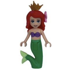 Minifigurka LEGO Ariel - Mermaid Form, Flower, Crown