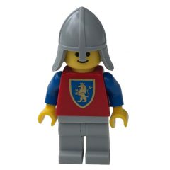 Minifigurka LEGO Knight (Crusader Lion) - Light Bluish Gray Legs, Neck-Protector