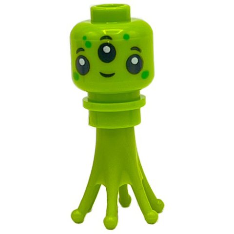 Minifigurka LEGO Alien, Lime