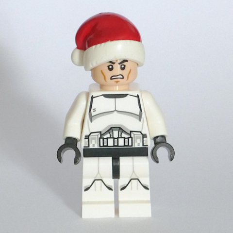 Minifigurka LEGO Clone Trooper, Santa Hat