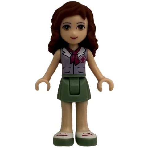 Minifigurka LEGO Olivia - Lavender Blouse, Sand Green Skirt