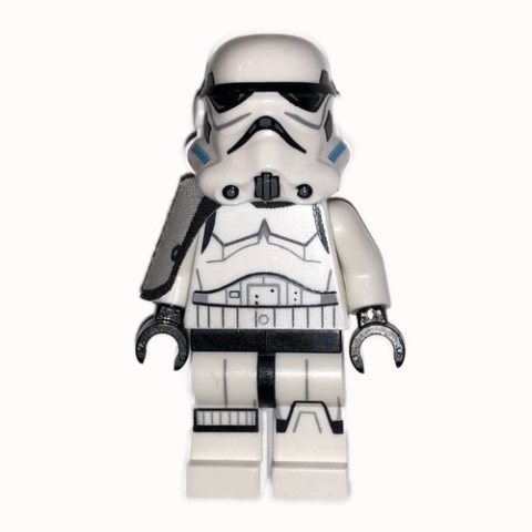 Minifigurka LEGO Stormtrooper, Dark Azure Helmet Vents, Angry, Pauldron