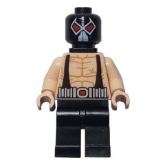 Minifigurka LEGO Bane, Black Head, Light Nougat Hands, Neck Bracket