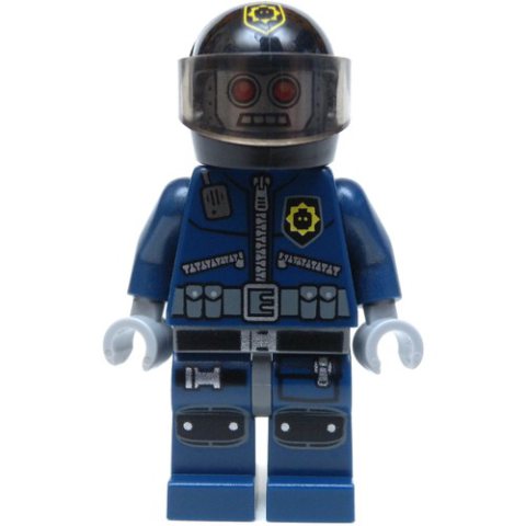 Minifigurka LEGO Robot Police with Helmet
