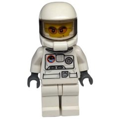 Minifigurka LEGO Astronaut, White, Space Helmet with Trans-Brown Visor, Orange Sunglasses (3626b Head)