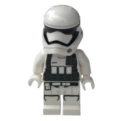 Minifigurka LEGO Stormtrooper, First Order / Heavy Assault Stormtrooper, Neck Bracket, Pouches on Left Shoulder Strap