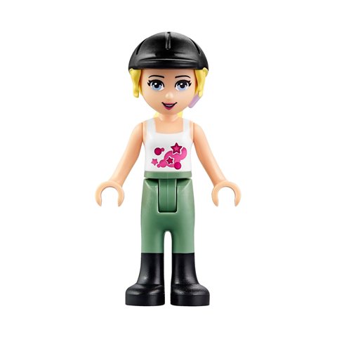 Minifigurka LEGO Stephanie - White Top, Sand Green Trousers