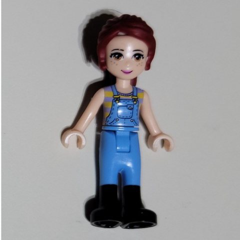Minifigurka LEGO Mia - Medium Blue Overall