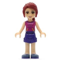 Minifigurka LEGO Mia - Magenta Top, Dark Purple Skirt