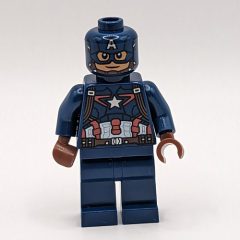 Minifigurka LEGO Captain America with Dark Blue Suit and Mask