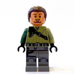 Minifigurka LEGO Kanan Jarrus, Dark Brown Hair, Dark Brown Eyebrows