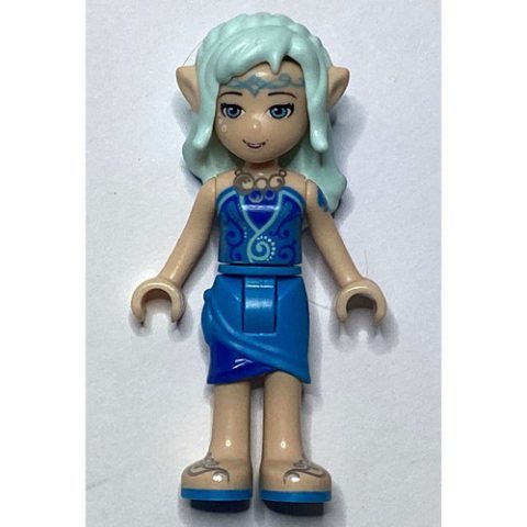 Minifigurka LEGO Naida Riverheart in Dark Azure Wrap Skirt