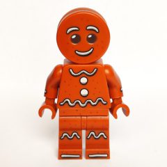 Minifigurka LEGO Gingerbread Man, Dark Orange