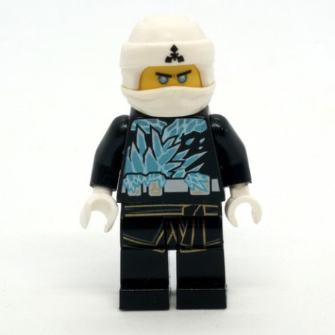 Minifigurka LEGO Zane in Spinjitzu Master Outfit (Sons of Garmadon)