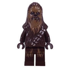 Minifigurka LEGO Chewbacca, Dark Brown - Long Lines on Legs on Inside